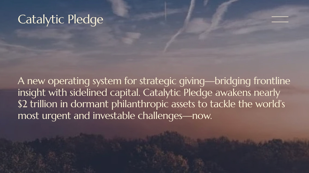 Catalytic Pledge